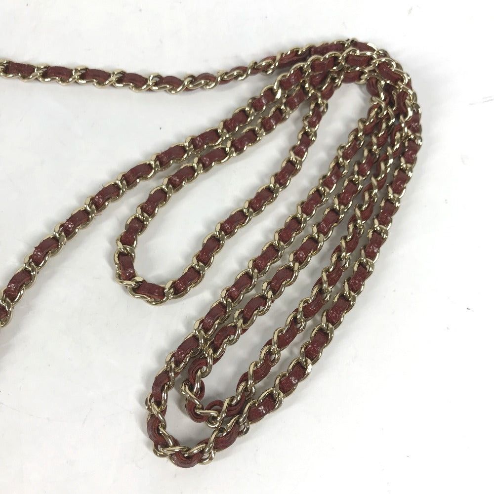 Chanel Chanel Cc Coma Mark Cocolock Chain Wallet Shoulder Bag Shawl Diagonal Hanging (E.G. Of A Rocket) Pochette Metis Long Caviar Skin Women Red And Gold Hardware Size ONE SIZE - 13 Thumbnail