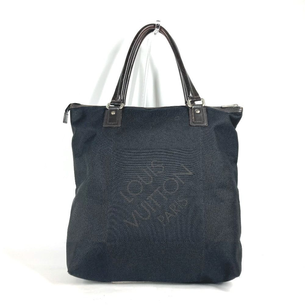 Louis Vuitton Louis Vuitton M93085 Damiergian Kugal Briefcase Vertical Tote Bag Shoulder Damier Jehan Canvas Men Black Size ONE SIZE - 2 Thumbnail