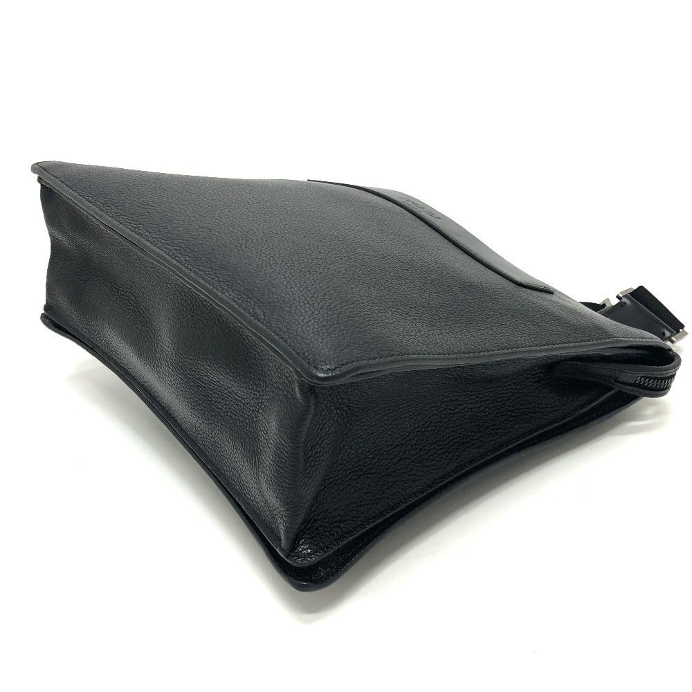 Prada Prada 2Vh013 Triangular Plate Messenger Bag Slanted Lumbar Back Shoulder Briefcase Leather Men Black Size ONE SIZE - 8 Thumbnail