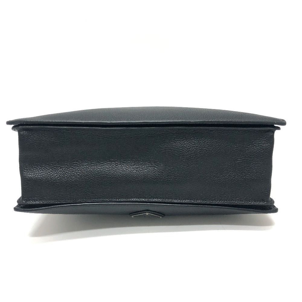 Prada Prada 2Vh013 Triangular Plate Messenger Bag Slanted Lumbar Back Shoulder Briefcase Leather Men Black Size ONE SIZE - 5 Thumbnail