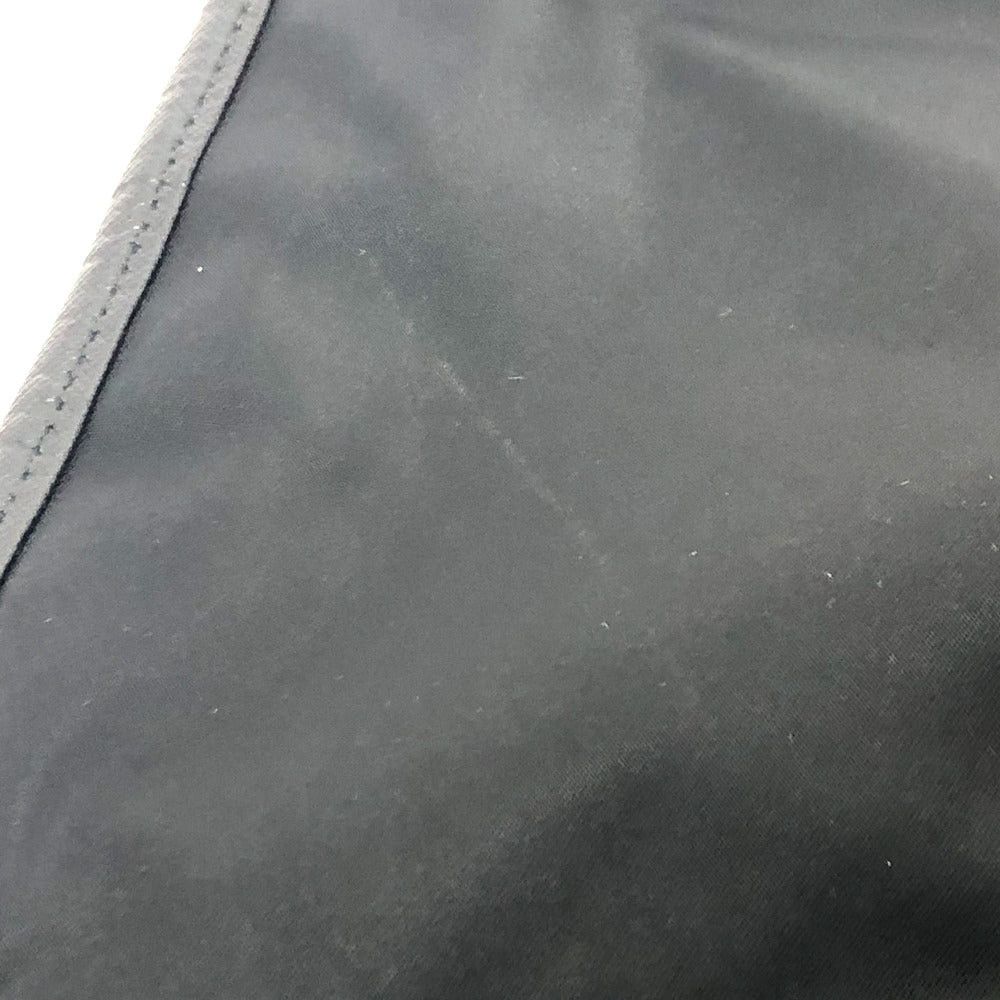 Prada Prada V166 Messenger Bag Shoulder Briefcase Back Slanted Lumbar Nylon/Leather Men Black Size ONE SIZE - 8 Thumbnail