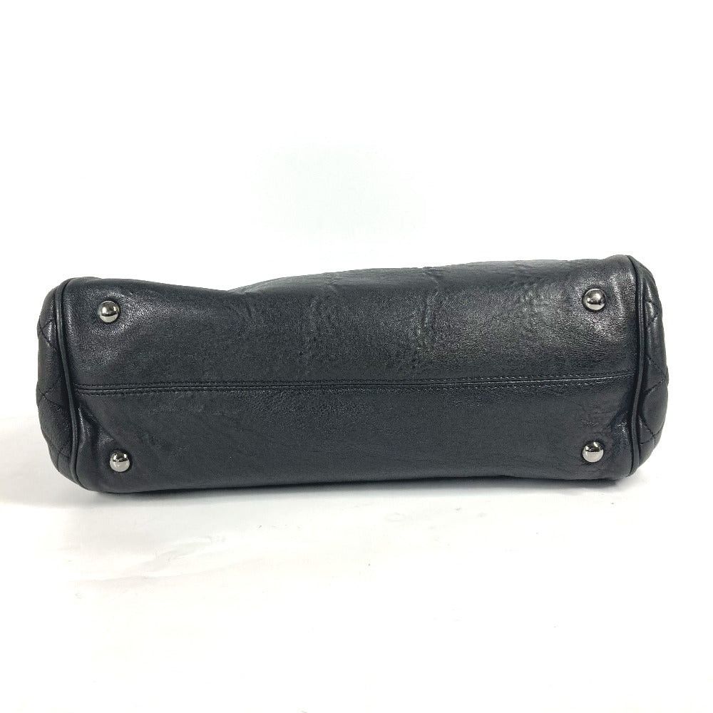 Chanel Chanel Shawl Briefcase Cc Coma Mark Double Chain Shoulder Bag Calf Leather Women Black Size ONE SIZE - 5 Thumbnail