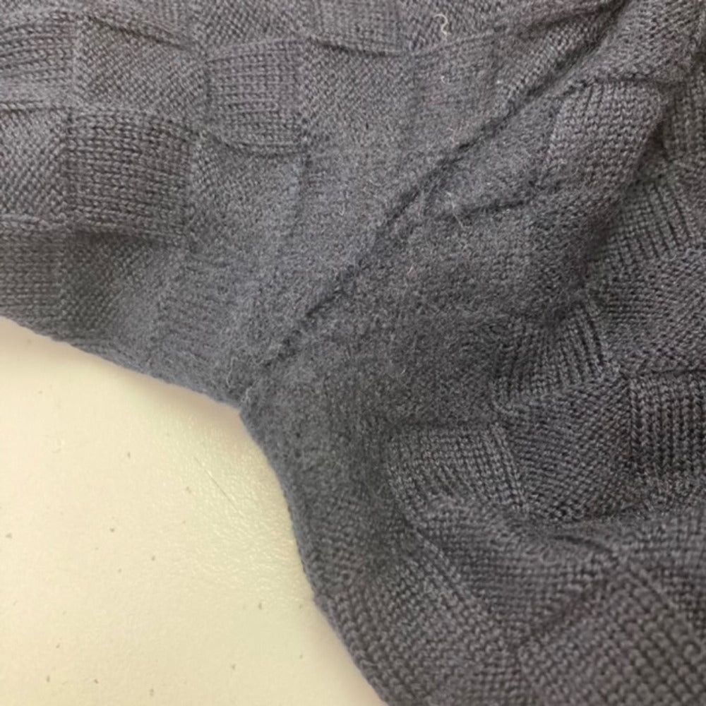 Louis Vuitton Louis Vuitton Damier Knit Long Sleeves Tops Apparel (Clothing) Rm222Q Sweater Wool Men Navy Size US M / EU 48-50 / 2 - 9 Thumbnail