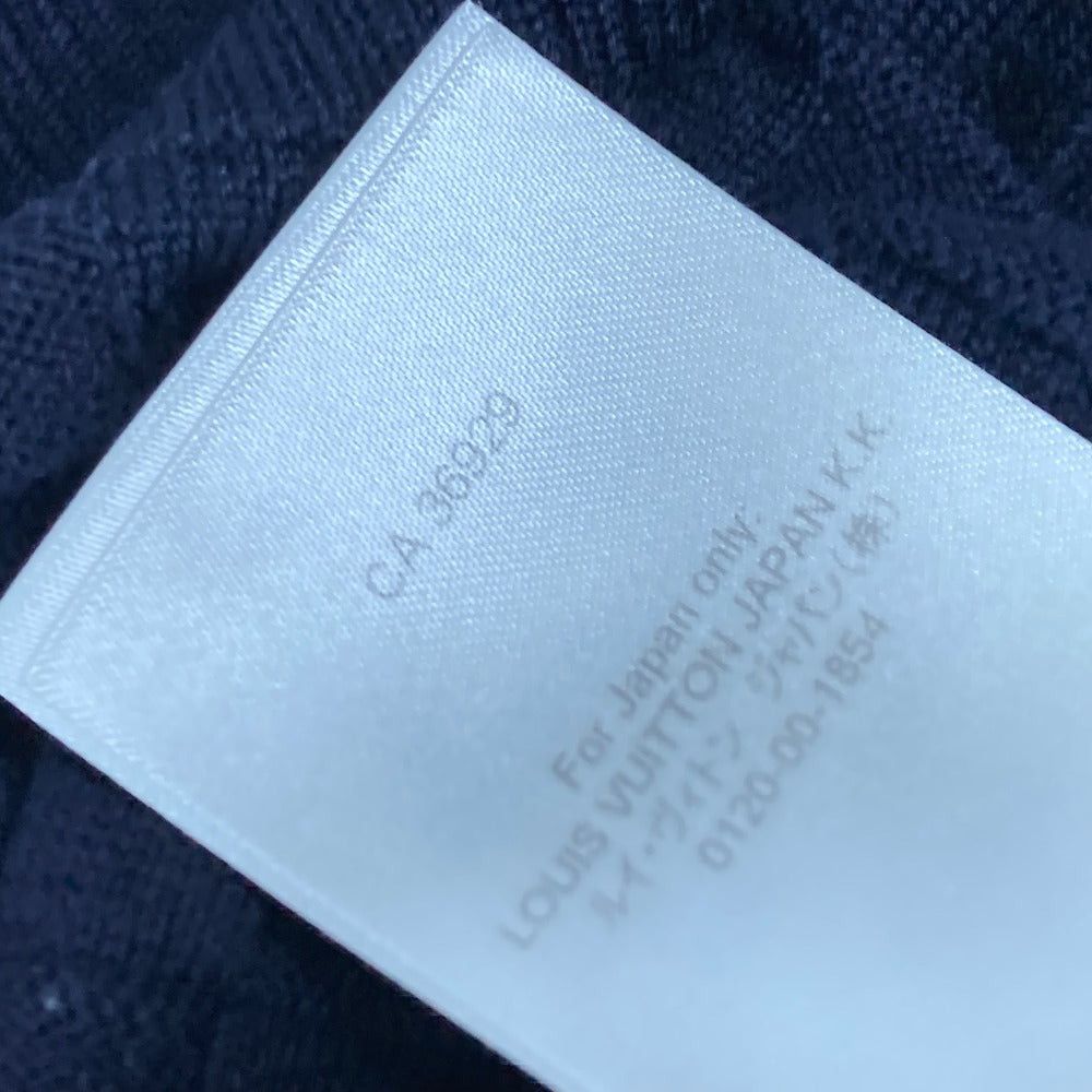 Louis Vuitton Louis Vuitton Damier Knit Long Sleeves Tops Apparel (Clothing) Rm222Q Sweater Wool Men Navy Size US M / EU 48-50 / 2 - 8 Thumbnail