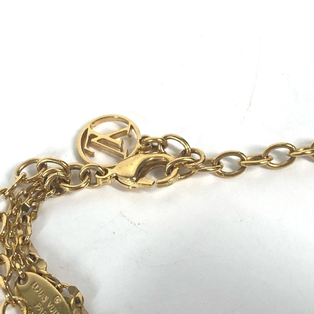 Louis Vuitton Louis Vuitton M68375 Accessories Brasserie Blooming Strass Bracelet Rhinestone Chain Metal Women Gold Size ONE SIZE - 2 Thumbnail