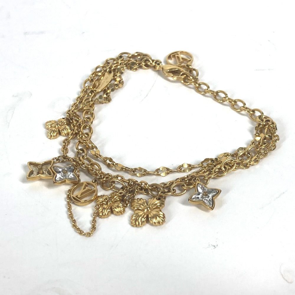 Louis Vuitton Louis Vuitton M68375 Accessories Brasserie Blooming Strass Bracelet Rhinestone Chain Metal Women Gold Size ONE SIZE - 3 Thumbnail