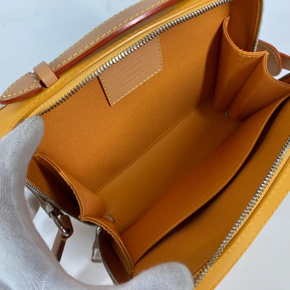 Louis Vuitton Louis Vuitton M59669 Virgil Abloh Handle Soft Trunk Briefcase Handbag Shoulder Bag Calf Leather Men Saffron Orange Size ONE SIZE - 13 Thumbnail