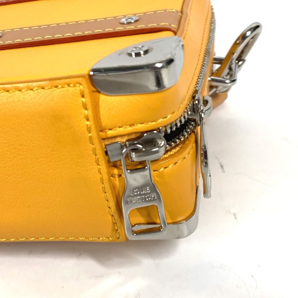 Louis Vuitton Louis Vuitton M59669 Virgil Abloh Handle Soft Trunk Briefcase Handbag Shoulder Bag Calf Leather Men Saffron Orange Size ONE SIZE - 6 Thumbnail