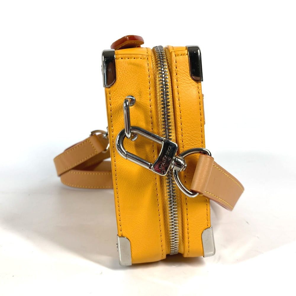 Louis Vuitton Louis Vuitton M59669 Virgil Abloh Handle Soft Trunk Briefcase Handbag Shoulder Bag Calf Leather Men Saffron Orange Size ONE SIZE - 4 Thumbnail