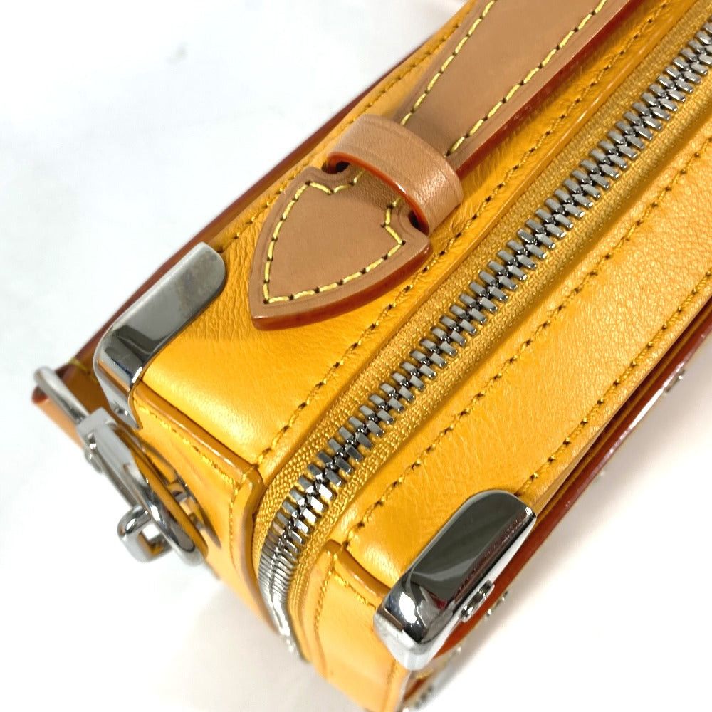 Louis Vuitton Louis Vuitton M59669 Virgil Abloh Handle Soft Trunk Briefcase Handbag Shoulder Bag Calf Leather Men Saffron Orange Size ONE SIZE - 11 Thumbnail
