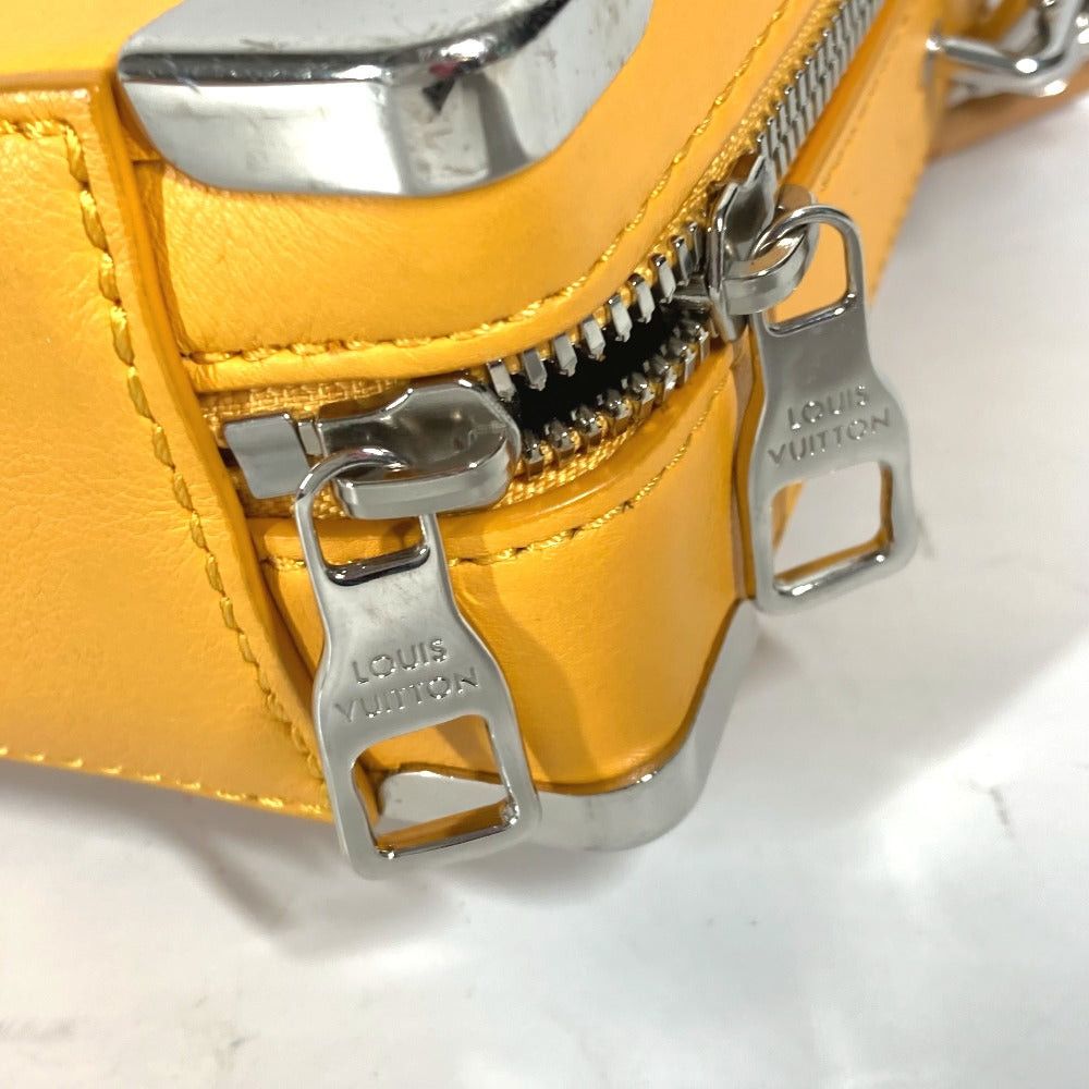 Louis Vuitton Louis Vuitton M59669 Virgil Abloh Handle Soft Trunk Briefcase Handbag Shoulder Bag Calf Leather Men Saffron Orange Size ONE SIZE - 9 Thumbnail
