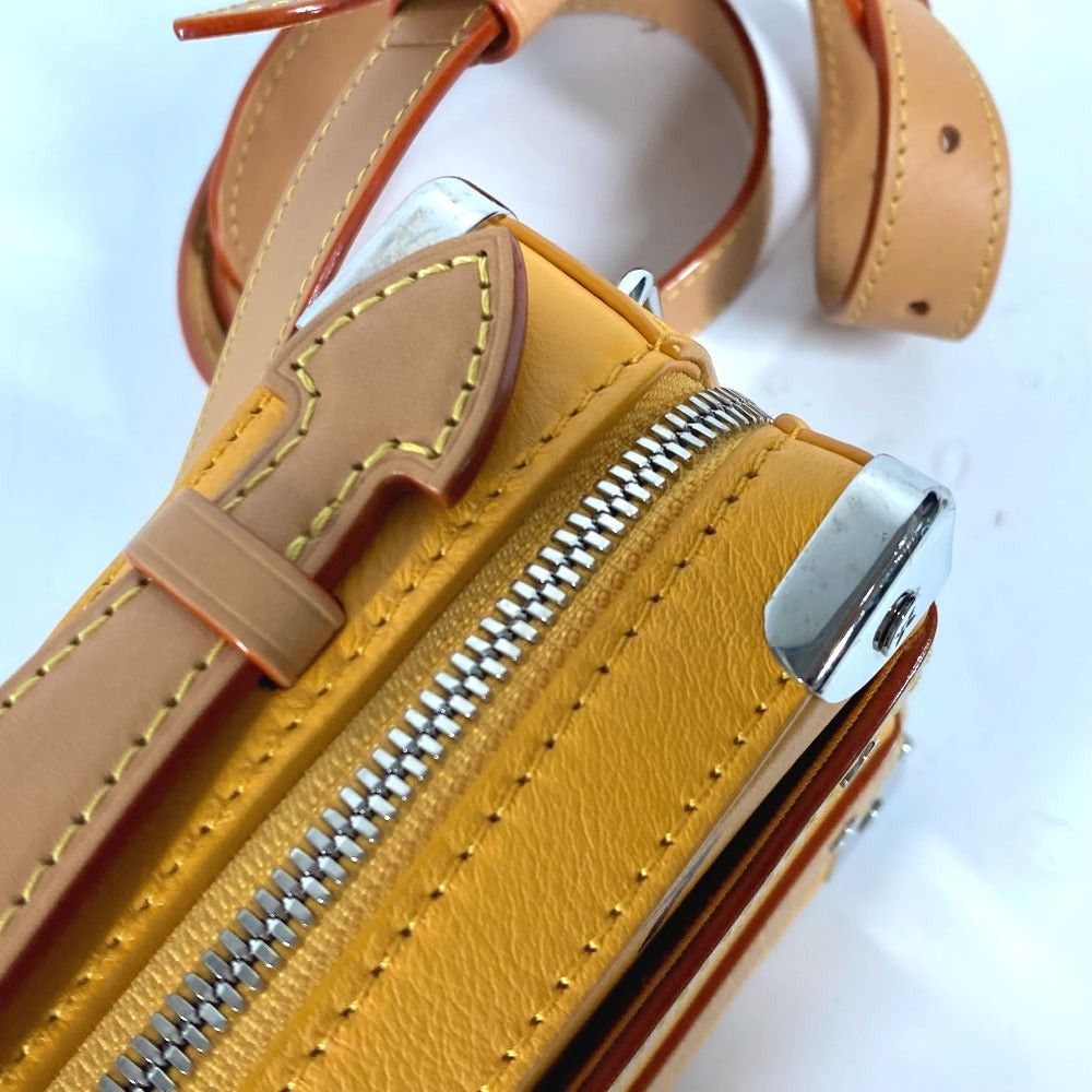 Louis Vuitton Louis Vuitton M59669 Virgil Abloh Handle Soft Trunk Briefcase Handbag Shoulder Bag Calf Leather Men Saffron Orange Size ONE SIZE - 10 Thumbnail