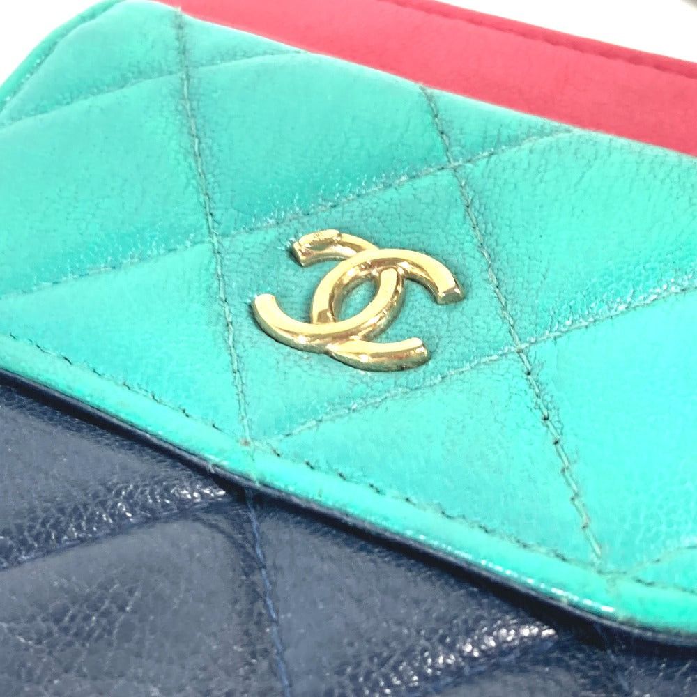 Chanel Chanel Ap1138 2020 Cruise Tricolor Chain Wallet Cc Coma Mark Briefcase Shoulder Bag Diagonal Hanging (E.G. Of A Rocket) Pochette Metis Long Caviar Skin Women Navy Size ONE SIZE - 6 Thumbnail