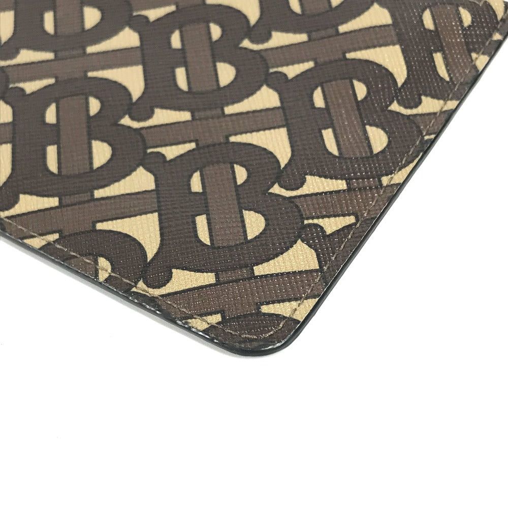 Burberry Burberry Tb Logo Wallet Change Purse Pouch Coin Leather/Pvc Women Brown Size ONE SIZE - 5 Thumbnail