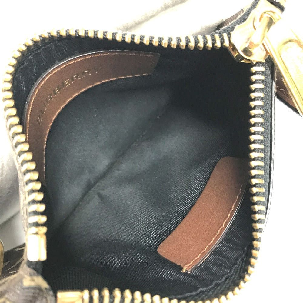 Burberry Burberry Tb Logo Wallet Change Purse Pouch Coin Leather/Pvc Women Brown Size ONE SIZE - 8 Thumbnail