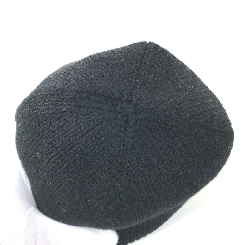 Bottega Veneta Bottega Veneta Bv Logo A Point Of Coordination. Knitted Hat Wool Men Black Size ONE SIZE - 6 Thumbnail