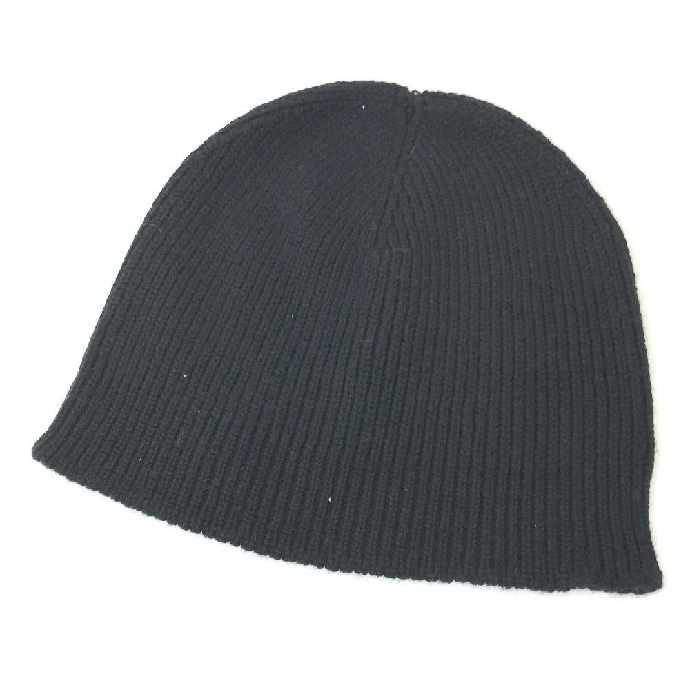 Bottega Veneta Bottega Veneta Bv Logo A Point Of Coordination. Knitted Hat Wool Men Black Size ONE SIZE - 11 Thumbnail
