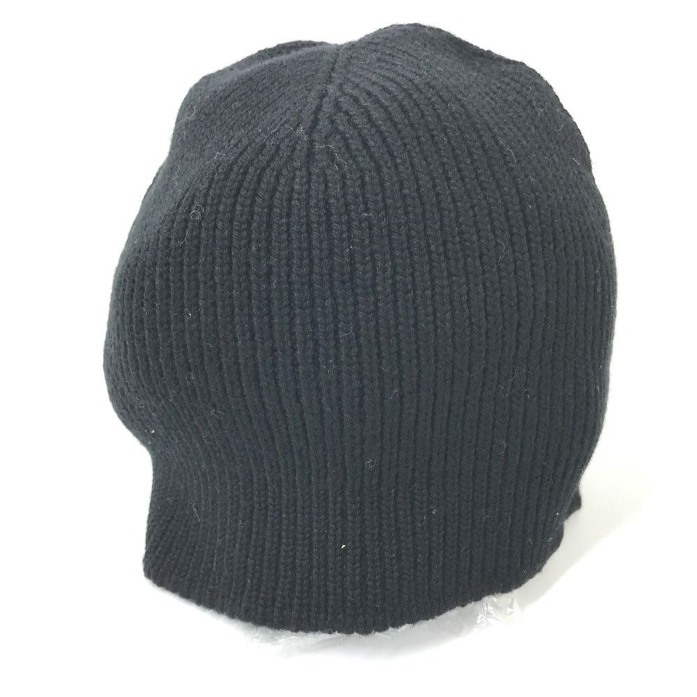 Bottega Veneta Bottega Veneta Bv Logo A Point Of Coordination. Knitted Hat Wool Men Black Size ONE SIZE - 2 Thumbnail