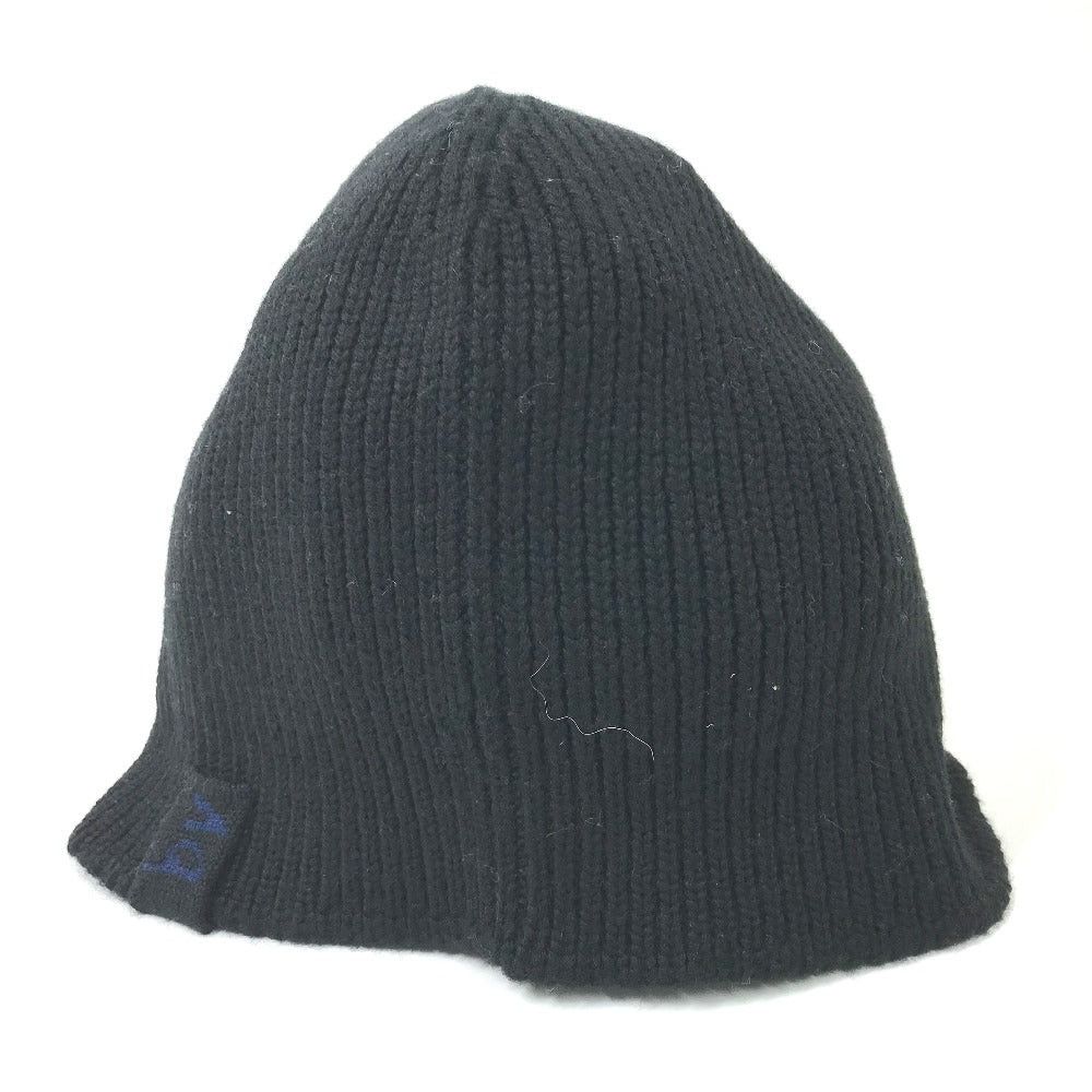 Bottega Veneta Bottega Veneta Bv Logo A Point Of Coordination. Knitted Hat Wool Men Black Size ONE SIZE - 3 Thumbnail