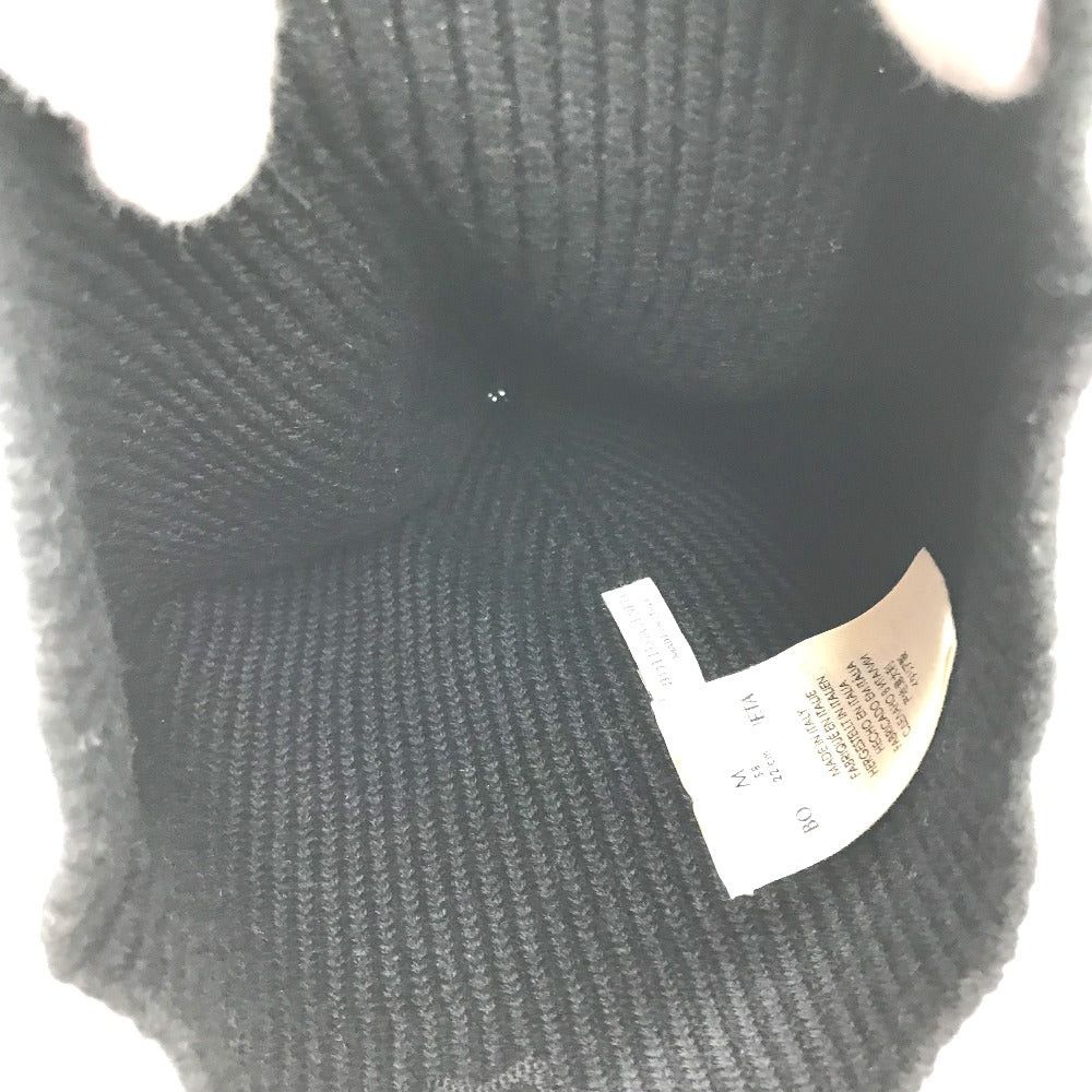 Bottega Veneta Bottega Veneta Bv Logo A Point Of Coordination. Knitted Hat Wool Men Black Size ONE SIZE - 8 Thumbnail