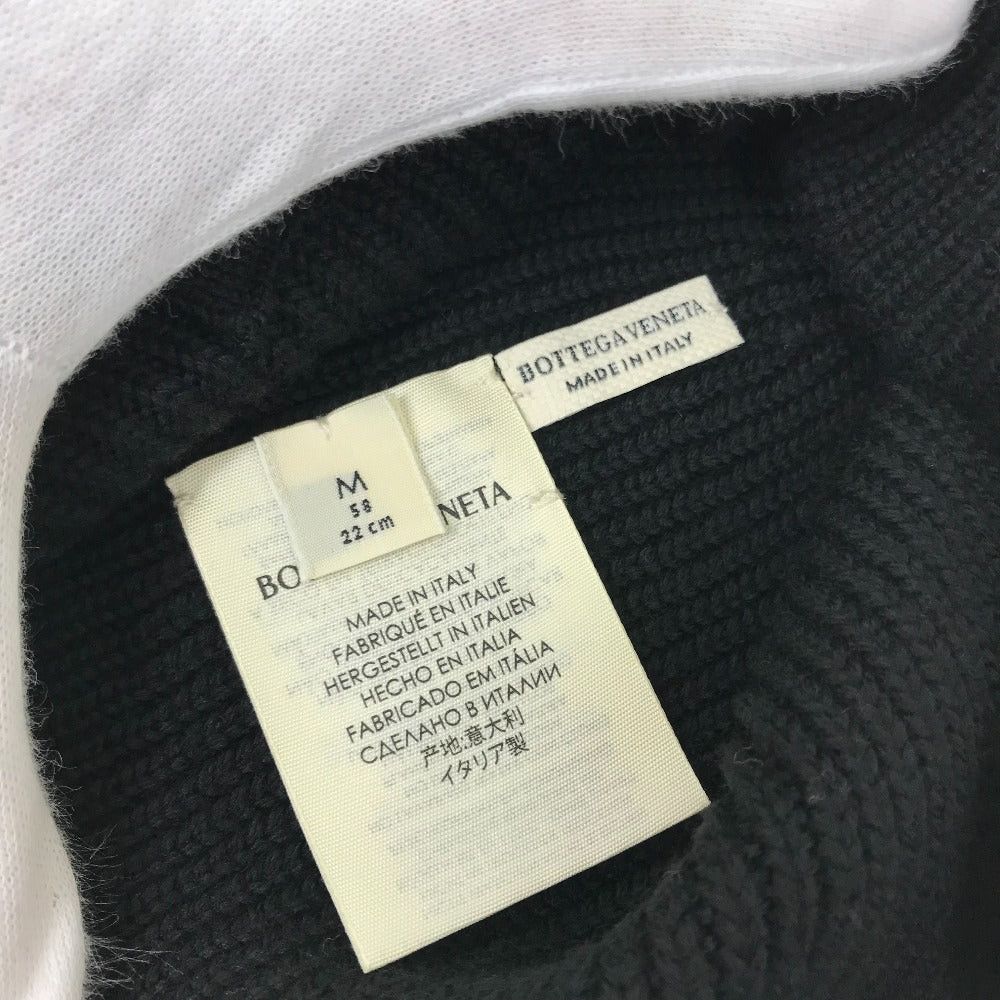 Bottega Veneta Bottega Veneta Bv Logo A Point Of Coordination. Knitted Hat Wool Men Black Size ONE SIZE - 9 Thumbnail