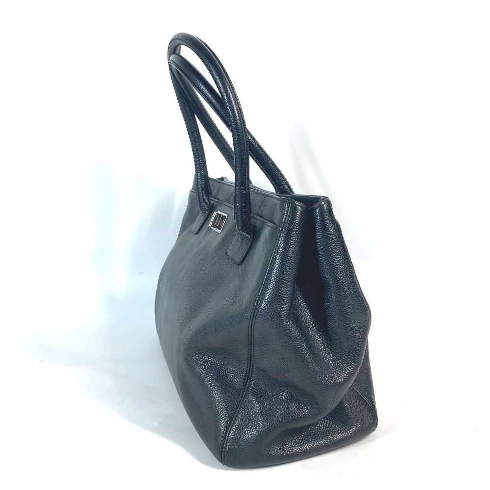 Chanel Chanel Briefcase Executive Tote 2.55 Fittings Shoulder Bag Shawl Caviar Skin Women Black Size ONE SIZE - 6 Thumbnail