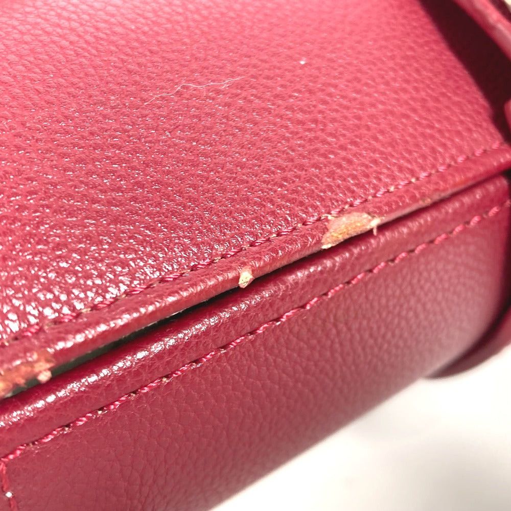 Salvatore Ferragamo Salvatore Ferragamo Logo Watchcase Watch Case Pouch Leather Men Red Size ONE SIZE - 7 Thumbnail