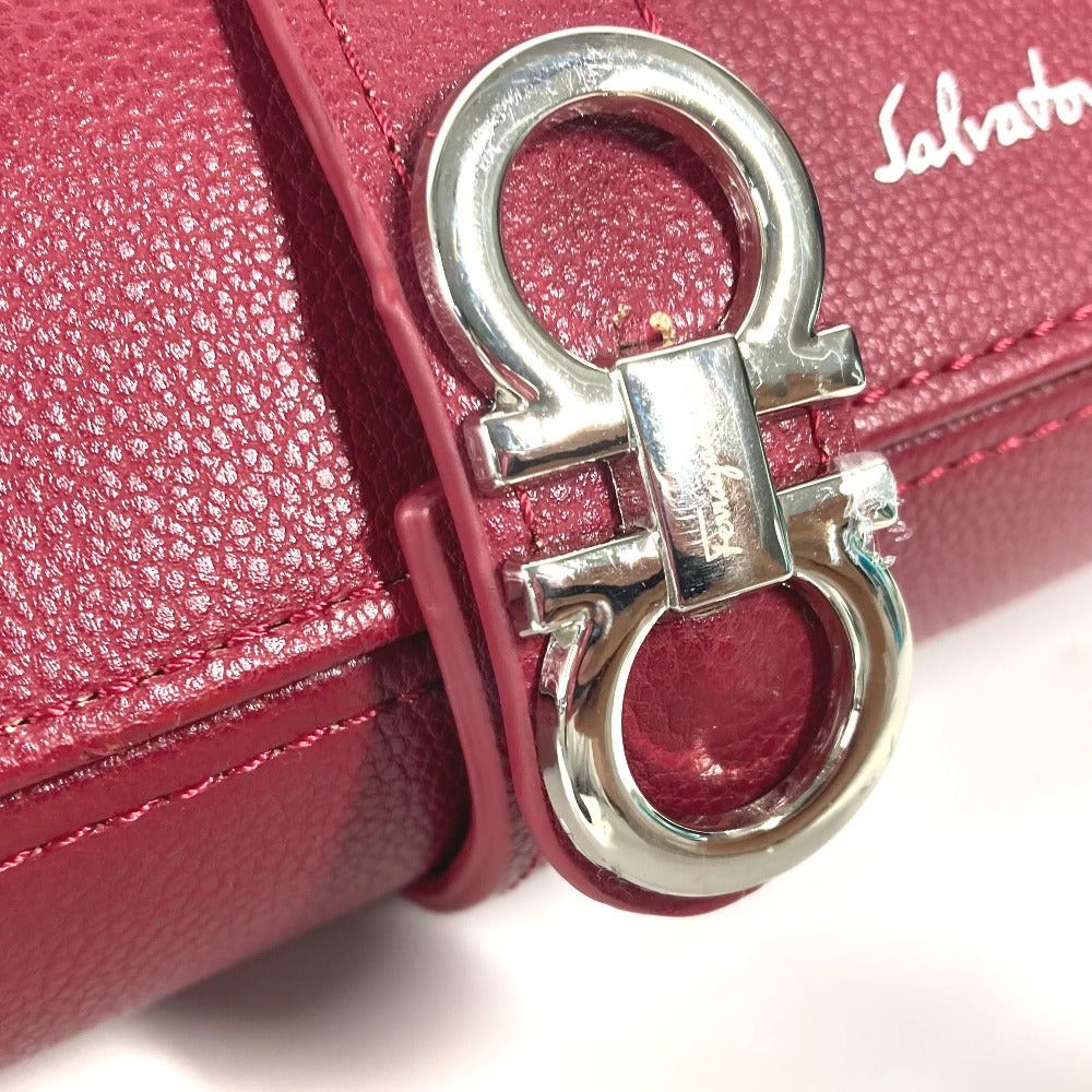 Salvatore Ferragamo Salvatore Ferragamo Logo Watchcase Watch Case Pouch Leather Men Red Size ONE SIZE - 6 Thumbnail