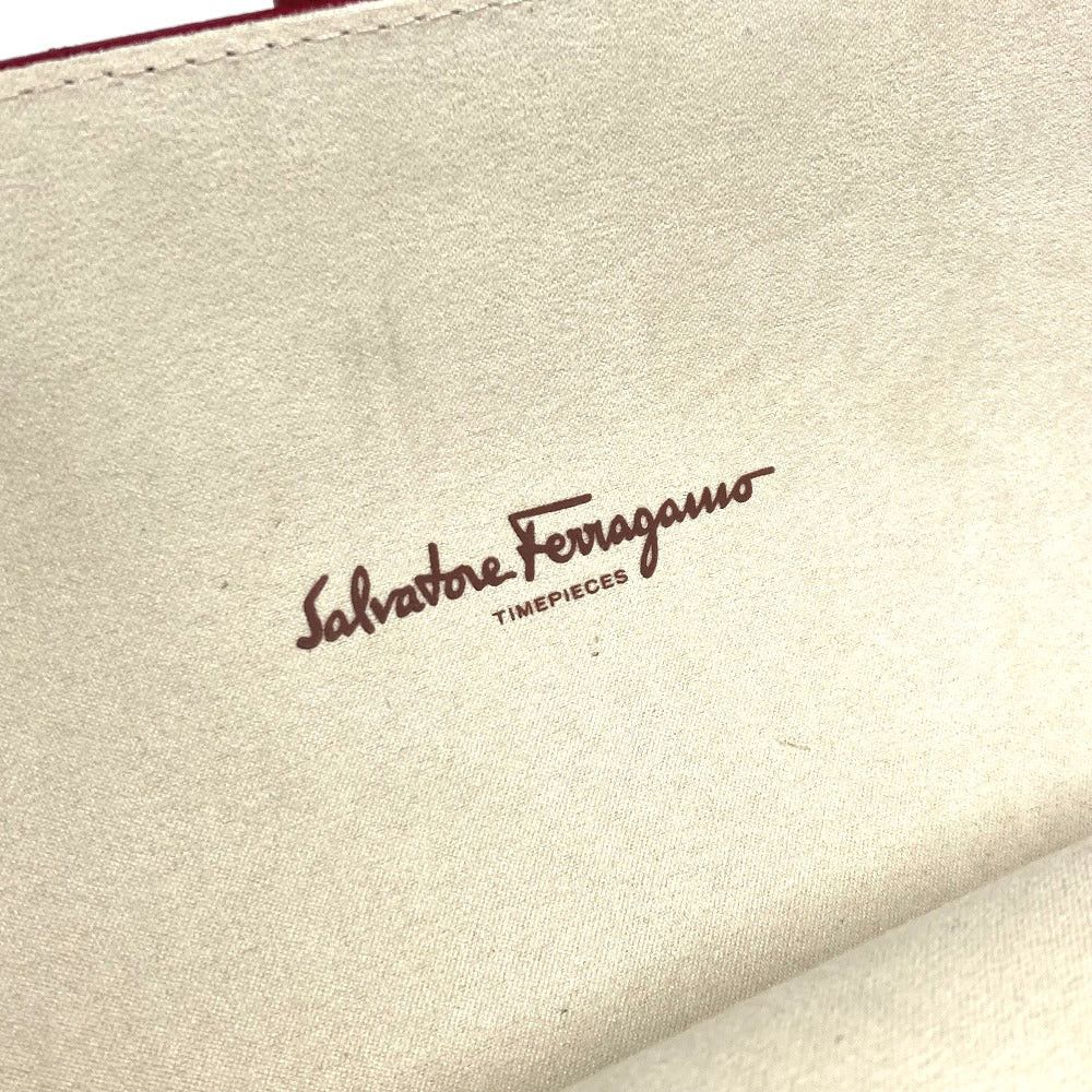 Salvatore Ferragamo Salvatore Ferragamo Logo Watchcase Watch Case Pouch Leather Men Red Size ONE SIZE - 11 Thumbnail