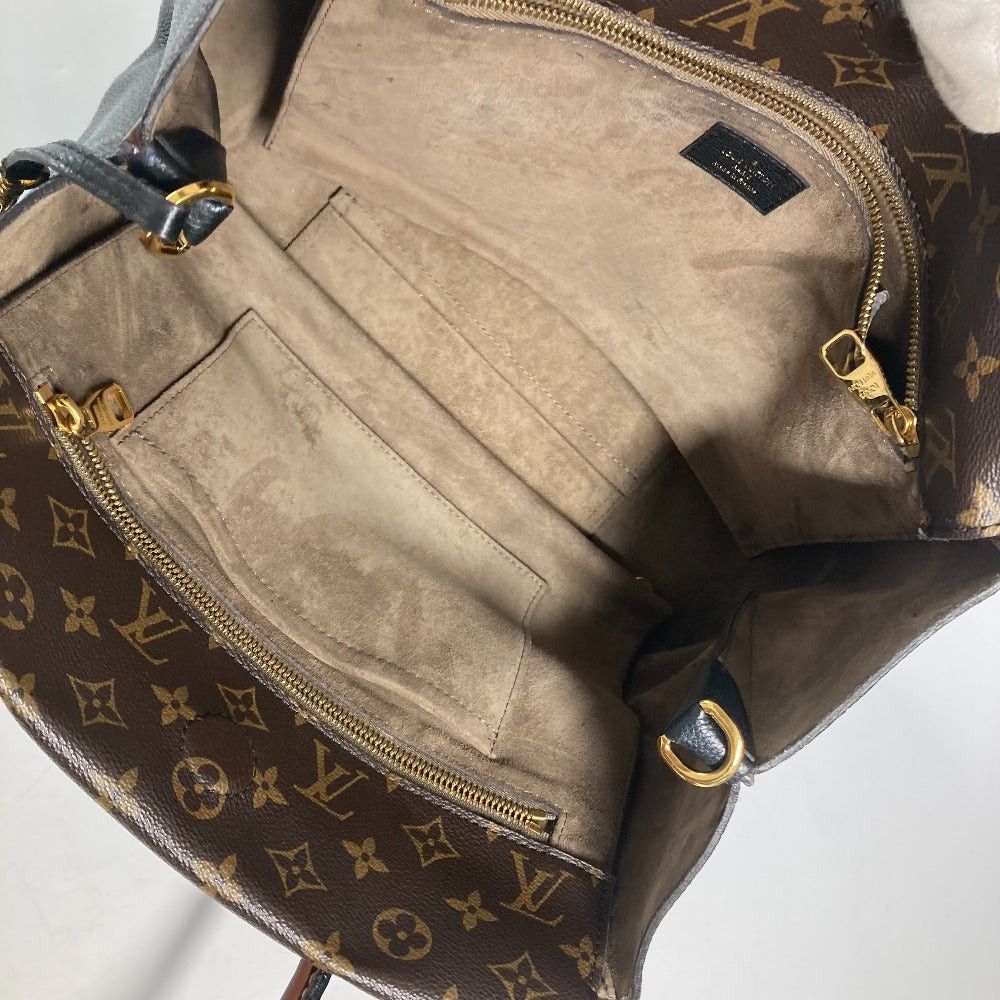 Louis Vuitton Louis Vuitton M40942 Monogram Tote Double Pm Bag Briefcase Shawl Shoulder Handbag Canvas Women Brown Size ONE SIZE - 12 Thumbnail
