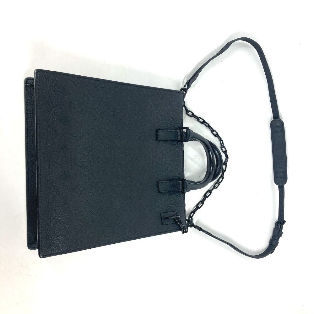 Louis Vuitton Louis Vuitton M55924 Monogram Trillon Sackpla Briefcase 2 Way Bag Tote Vertical Diagonal Hanging (E.G. Of A Rocket) Shoulder Tryon Leather Men Noir Black Size ONE SIZE - 12 Thumbnail