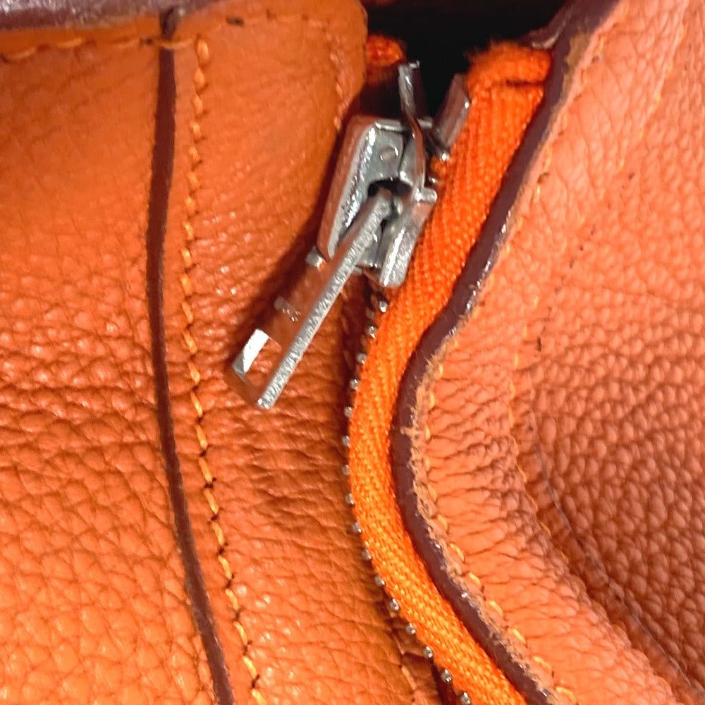 Hermes Hermes Doremi Solfa Syllables (Do, Re, Mi, Fa, Sol (Soh), La And Si (Ti)) Briefcase Tote Bag Shawl Cylindrical Shoulder Togo Women Orange Size ONE SIZE - 5 Thumbnail
