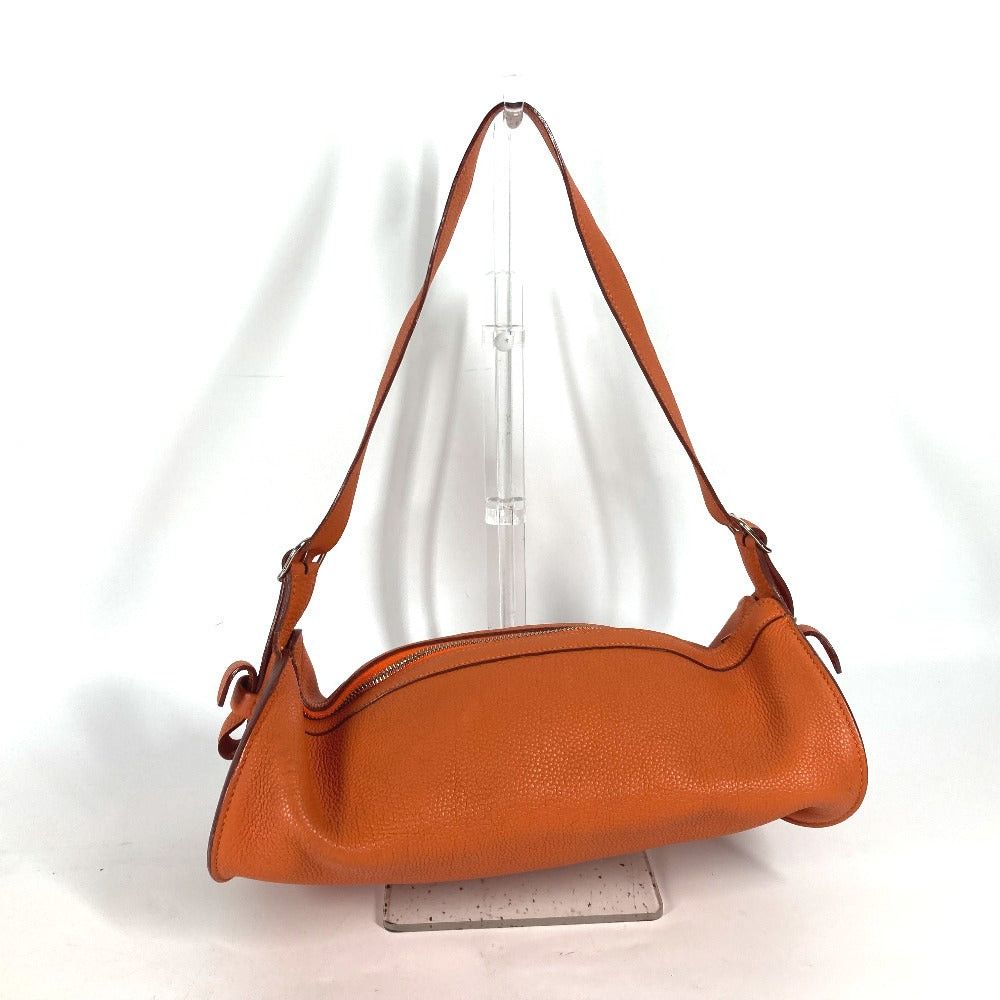 Hermes Hermes Doremi Solfa Syllables (Do, Re, Mi, Fa, Sol (Soh), La And Si (Ti)) Briefcase Tote Bag Shawl Cylindrical Shoulder Togo Women Orange Size ONE SIZE - 2 Thumbnail
