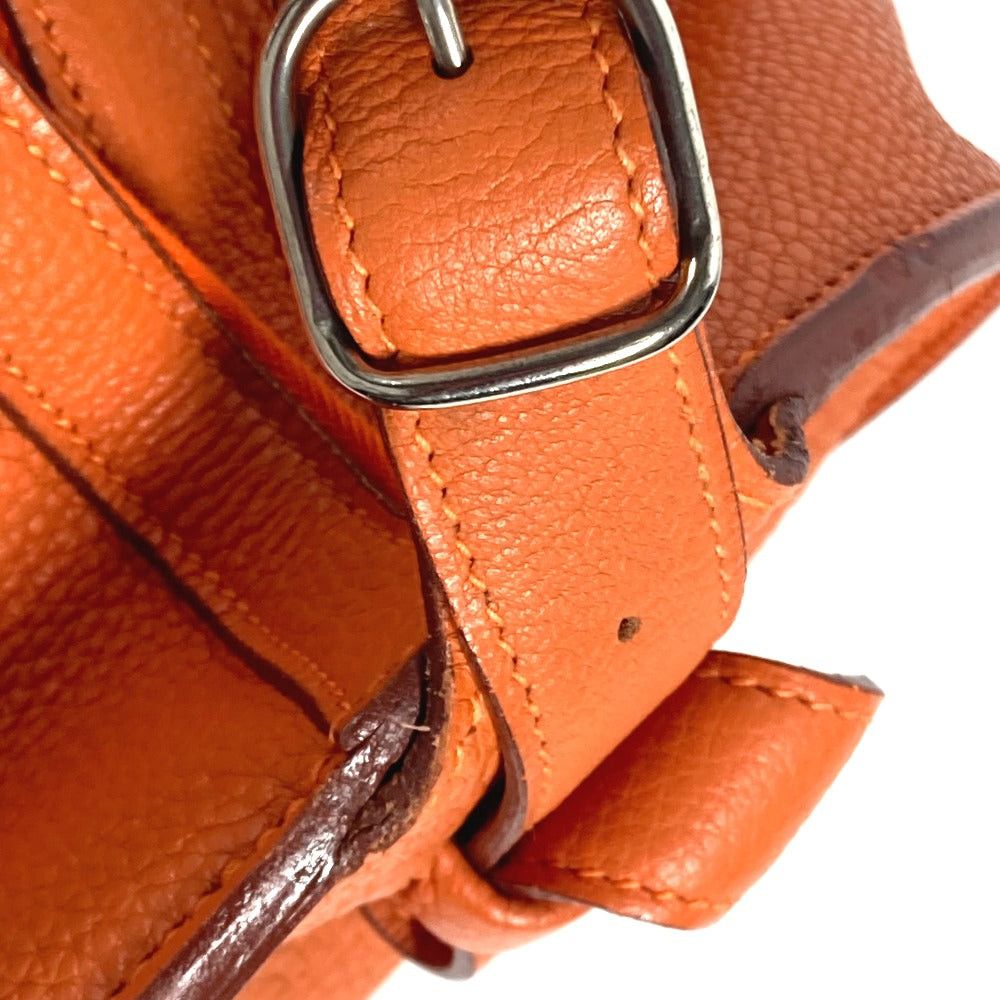Hermes Hermes Doremi Solfa Syllables (Do, Re, Mi, Fa, Sol (Soh), La And Si (Ti)) Briefcase Tote Bag Shawl Cylindrical Shoulder Togo Women Orange Size ONE SIZE - 6 Thumbnail