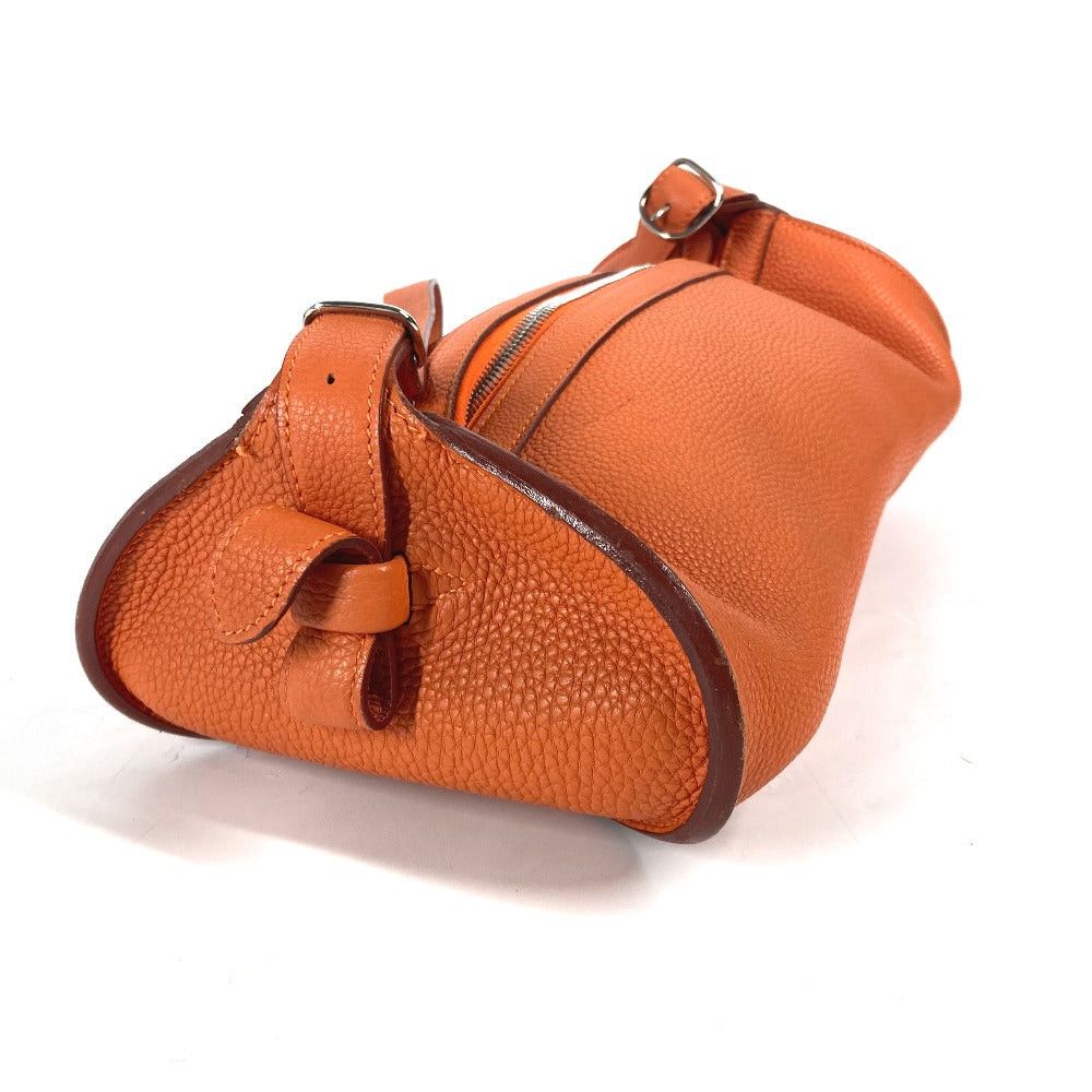 Hermes Hermes Doremi Solfa Syllables (Do, Re, Mi, Fa, Sol (Soh), La And Si (Ti)) Briefcase Tote Bag Shawl Cylindrical Shoulder Togo Women Orange Size ONE SIZE - 4 Thumbnail