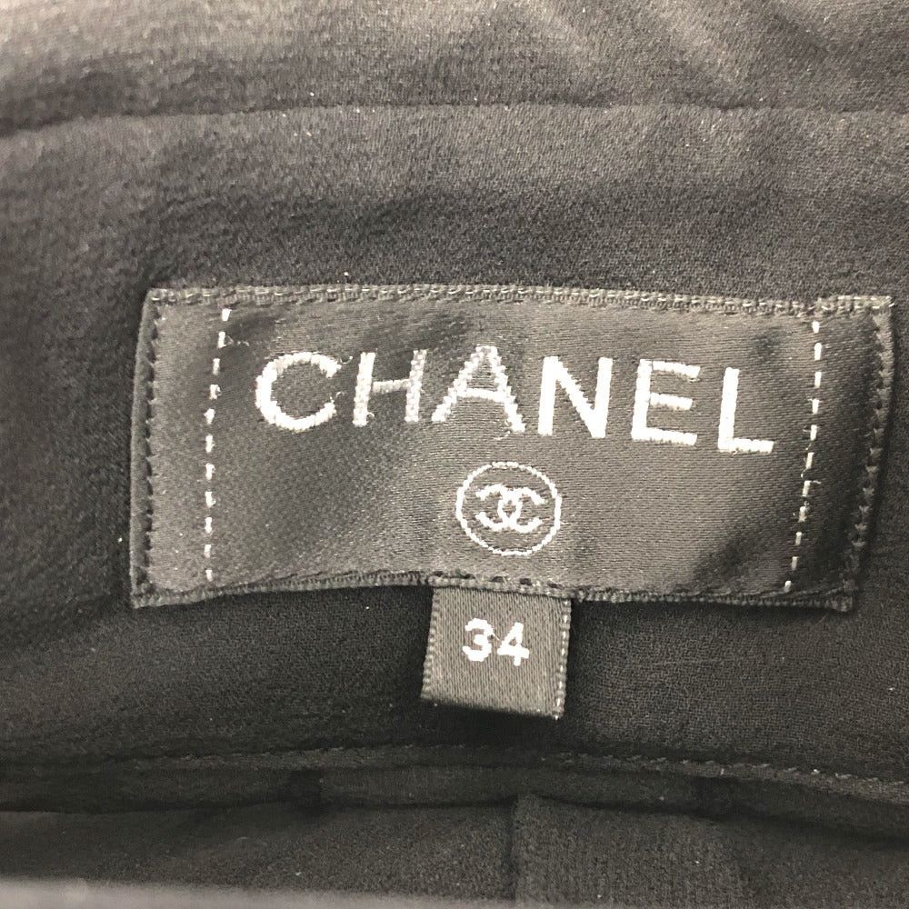 Chanel Chanel P55115 Apparel (Clothing) Long Sleeves Tops See-Through Camellia Brooch Blouse Silk Women Black Size XS / US 0-2 / IT 36-38 - 10 Thumbnail