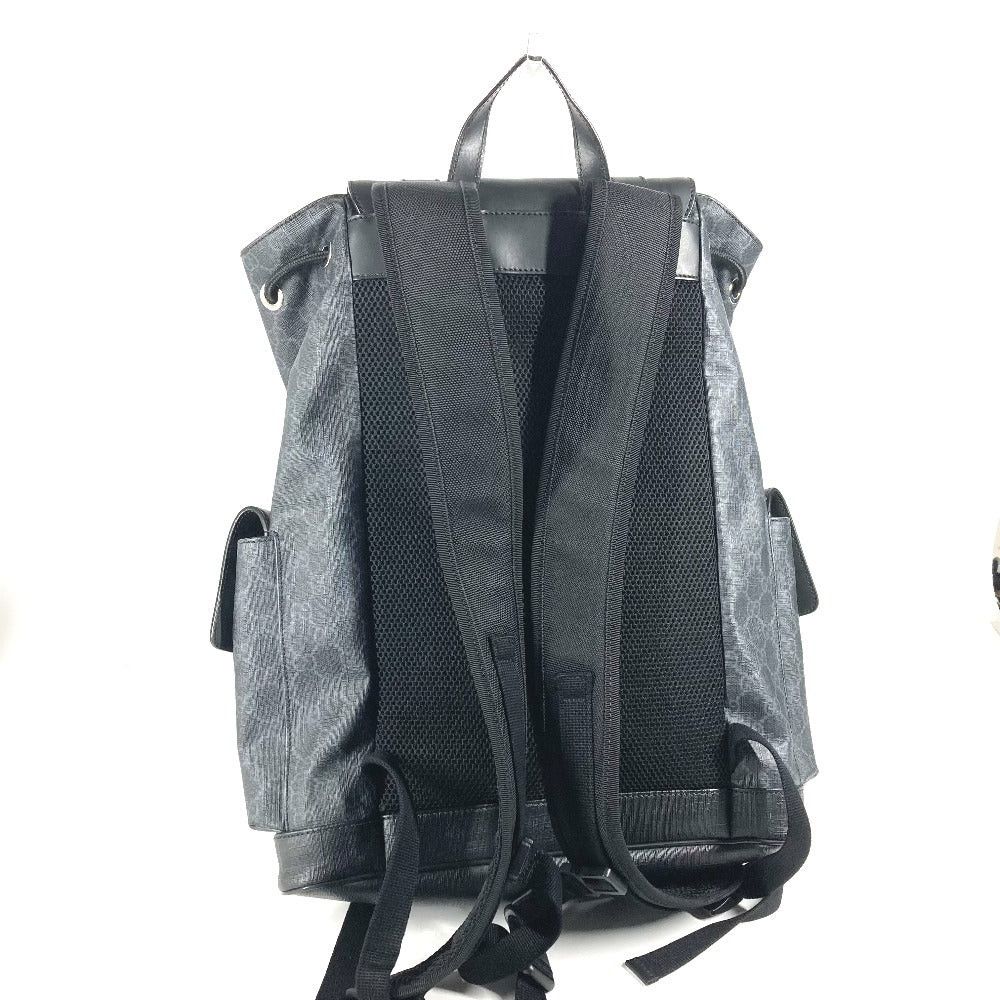 Gucci Gucci 49556 Gg Supreme Tiger Bag Pack Rucksack Canvas Men Black Size ONE SIZE - 4 Thumbnail