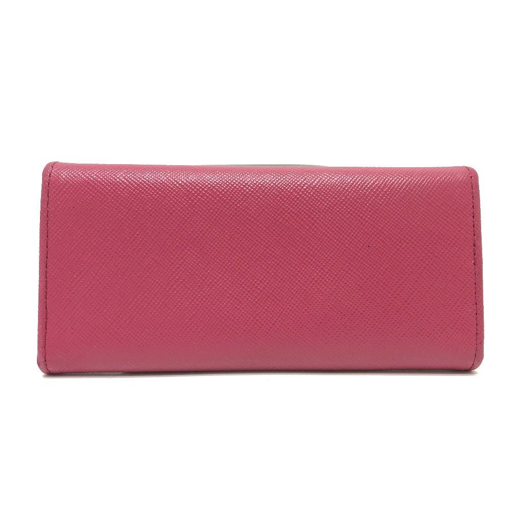 Prada Prada 1M0223 Logo Six In A Row Key Case Saffiano Leather Women Pink Size ONE SIZE - 2 Thumbnail