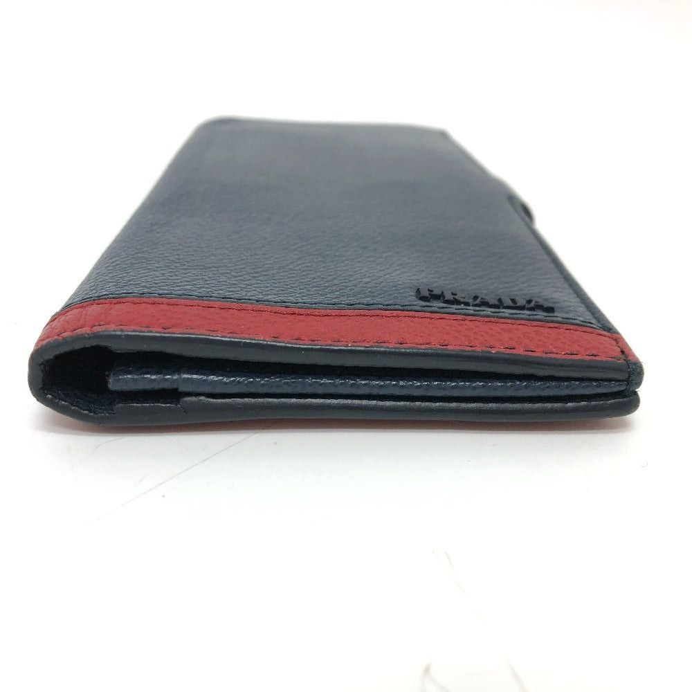 Prada Prada 2Mv015 Long Wallet Vittero Microgoure Folded In Half Leather Women Blue Size ONE SIZE - 3 Thumbnail