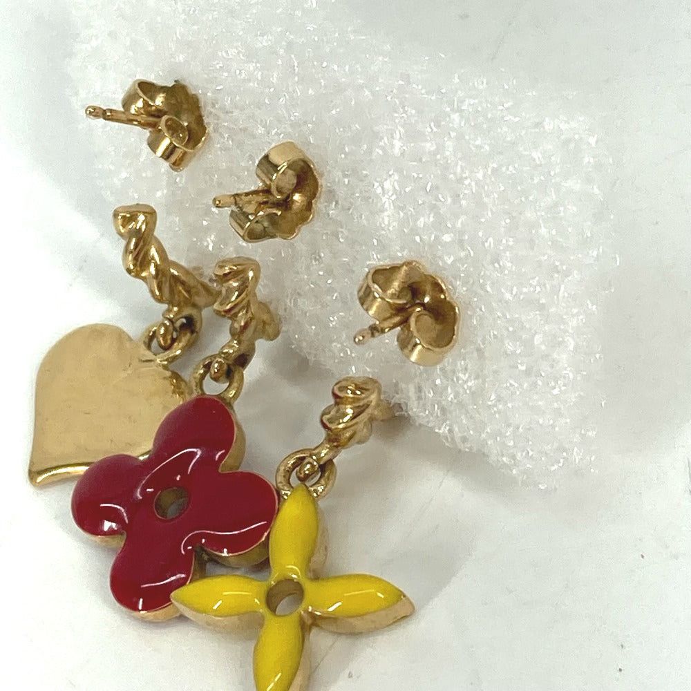 Louis Vuitton Louis Vuitton M65370 Sweet Monogram Boucle D'Oreille Three-Piece Set Accessories Earrings Metal Women Gold Size ONE SIZE - 4 Thumbnail