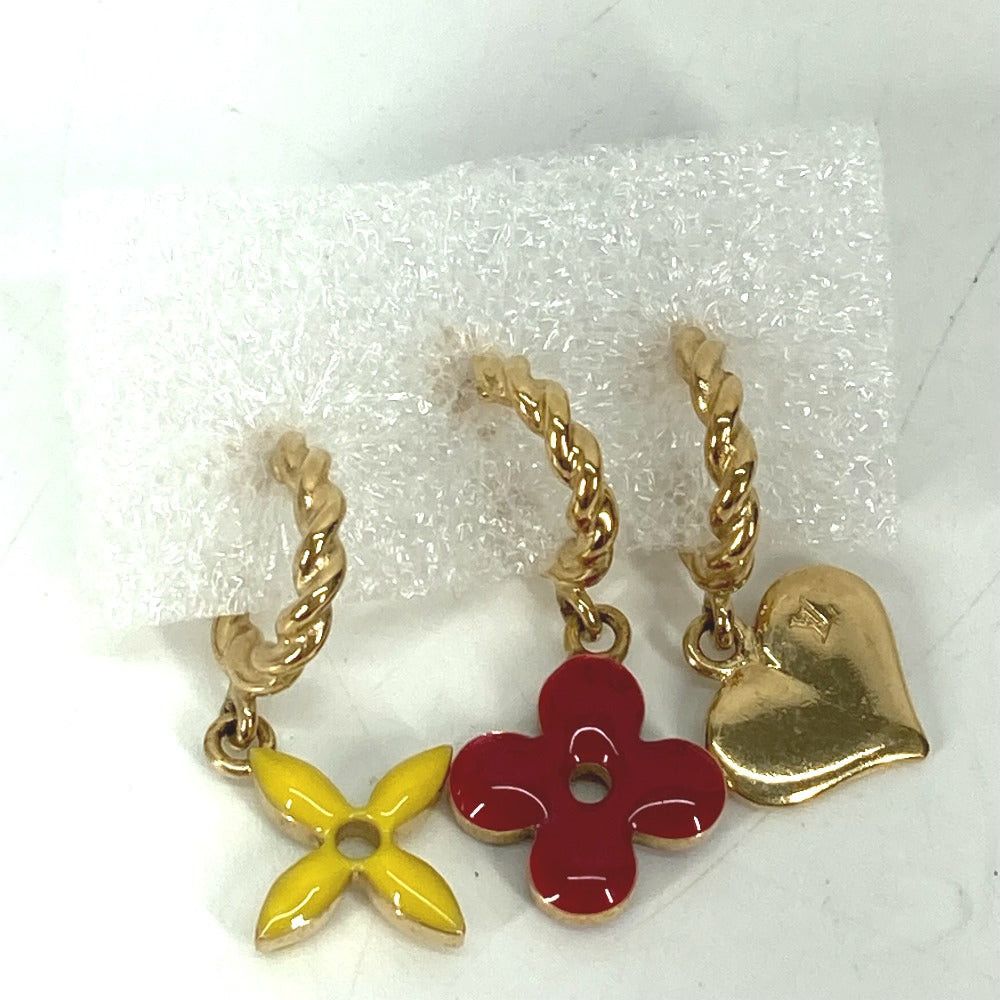 Louis Vuitton Louis Vuitton M65370 Sweet Monogram Boucle D'Oreille Three-Piece Set Accessories Earrings Metal Women Gold Size ONE SIZE - 2 Thumbnail
