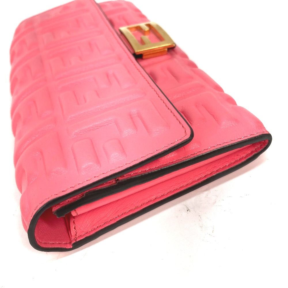 Fendi Fendi 8M0251 Zukka Baguette Continental Flap Doubled Long Wallet Leather Women Size ONE SIZE - 2 Thumbnail