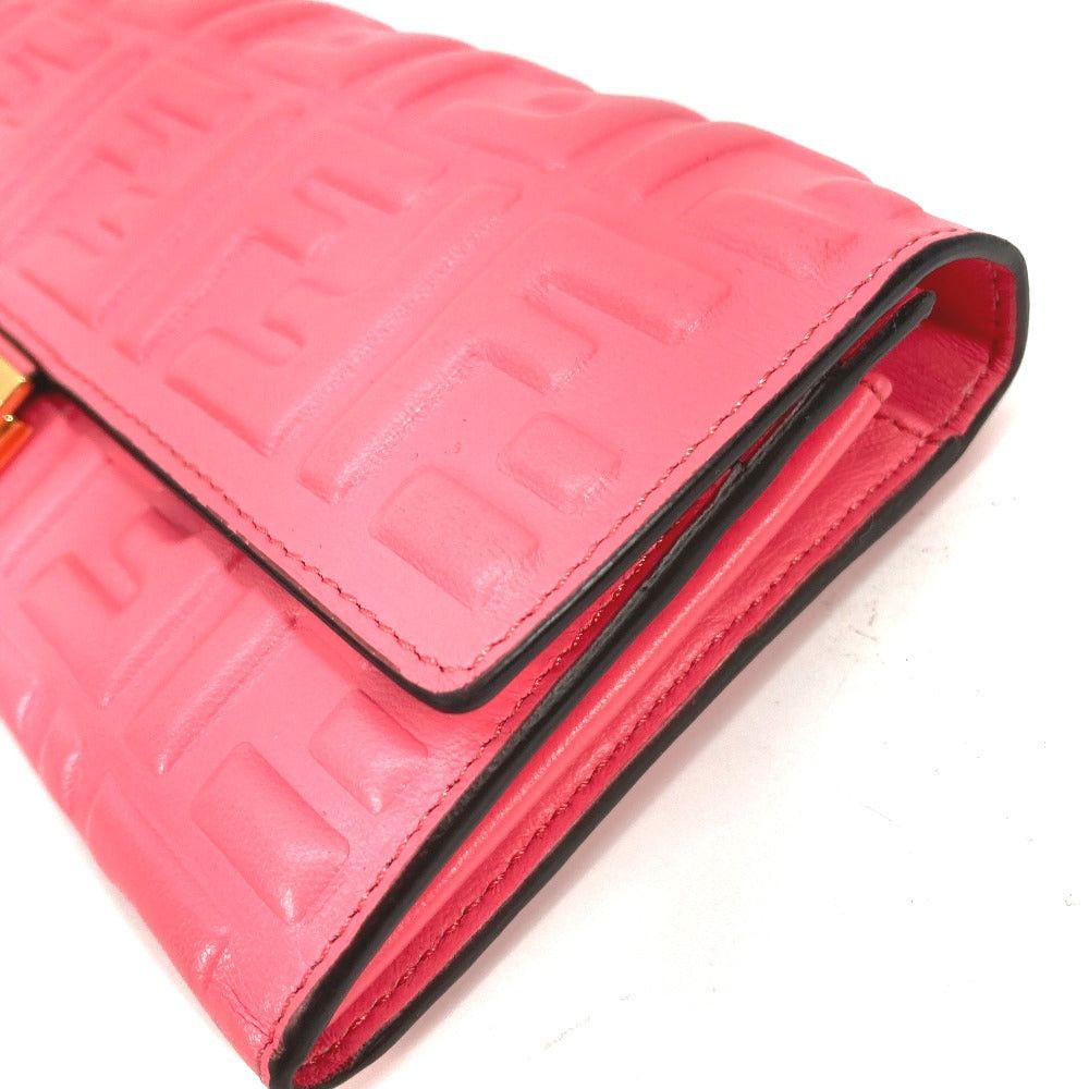 Fendi Fendi 8M0251 Zukka Baguette Continental Flap Doubled Long Wallet Leather Women Size ONE SIZE - 4 Thumbnail