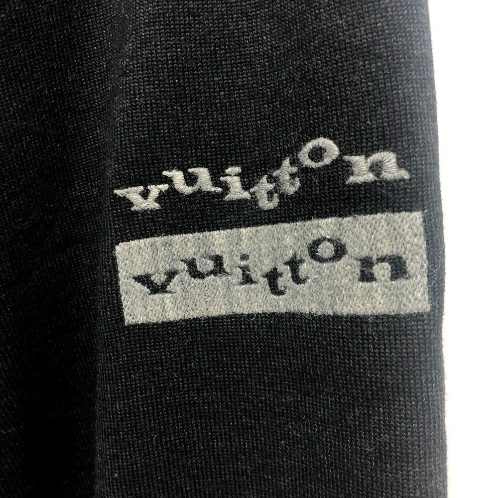 Louis Vuitton Louis Vuitton Rm231M Pants Bottoms Logo Badge Knit Sweatshirt Apparel (Clothing) Wool Men Black Size US S / EU 44-46 / 1 - 2 Thumbnail