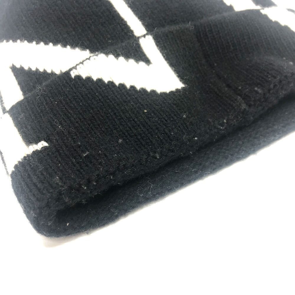 Valentino Valentino Logo Knitted Hat Beanie Apparel (Clothing) Fashion Accessory Accessories Wool Men Black Size ONE SIZE - 9 Thumbnail