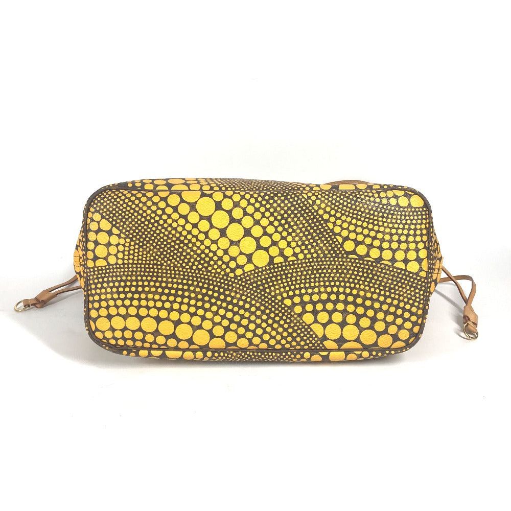 Louis Vuitton Louis Vuitton M40685 Yayoi Kusama Collaboration Monogram Wave Dot Neverfull Mm Briefcase Shoulder Bag Shawl Tote Canvas Women Jonne Yellow Size ONE SIZE - 5 Thumbnail