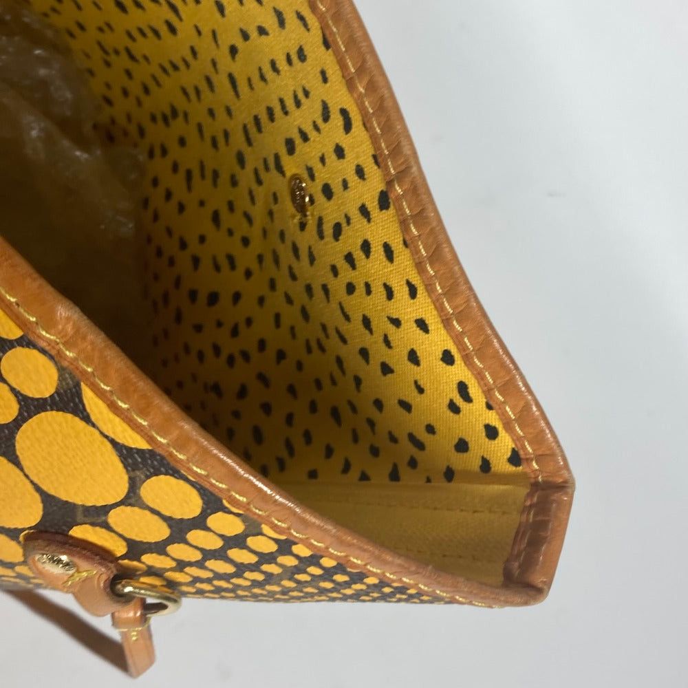 Louis Vuitton Louis Vuitton M40685 Yayoi Kusama Collaboration Monogram Wave Dot Neverfull Mm Briefcase Shoulder Bag Shawl Tote Canvas Women Jonne Yellow Size ONE SIZE - 9 Thumbnail