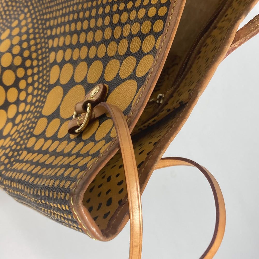 Louis Vuitton Louis Vuitton M40685 Yayoi Kusama Collaboration Monogram Wave Dot Neverfull Mm Briefcase Shoulder Bag Shawl Tote Canvas Women Jonne Yellow Size ONE SIZE - 8 Thumbnail