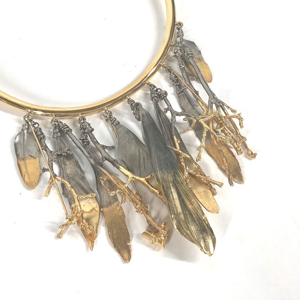 Louis Vuitton Louis Vuitton Mp2409 Plume Necklace Blade (Fan, Propeller, Etc.) Accessories Choker Metal Women Gold Size ONE SIZE - 2 Thumbnail