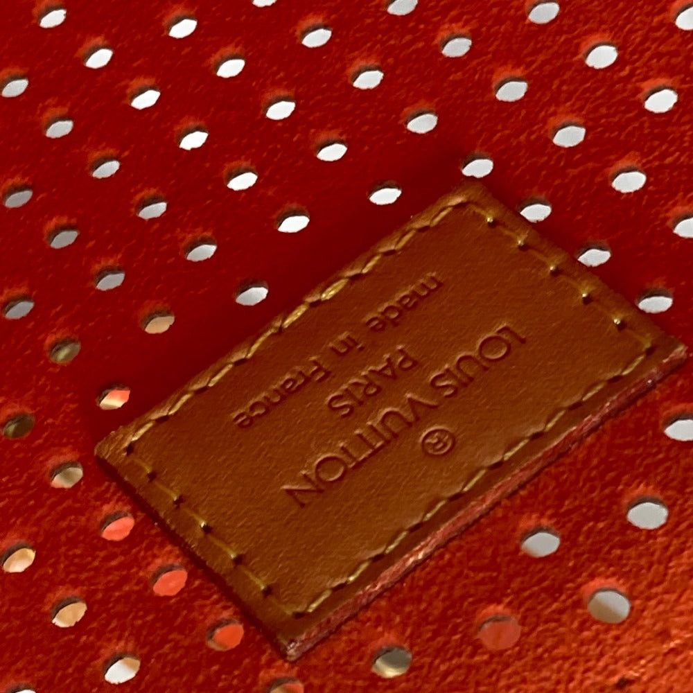 Louis Vuitton Louis Vuitton M95178 Monogram Perfo Dohmi (Protrusion On The Top Of A Pagoda Finial) Lunne. Shawl Shoulder Bag Canvas Women Oranger Orange Size ONE SIZE - 16 Thumbnail